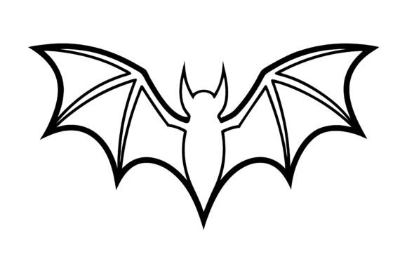 Decorative Bat Outline Vector: A Designer's Guide to Gothic Elegance