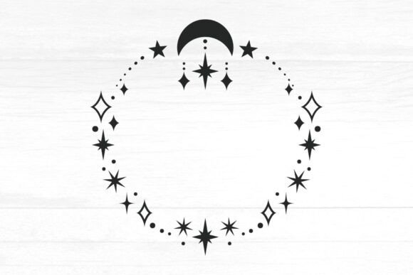 Decorative Crescent Stars Frame Border: A Guide to Celestial Design