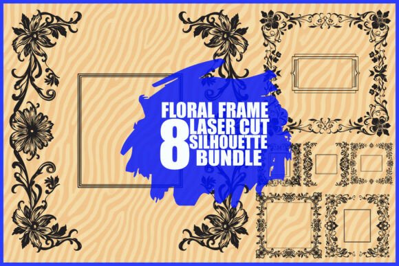 Decorative Frame Laser Cut: A Floral Frame Bundle for Makers