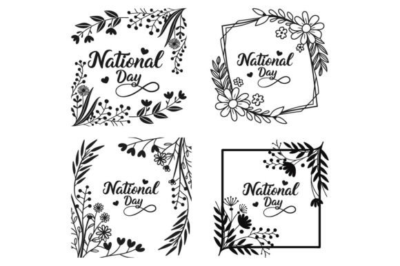 Decorative National Day Frames with Flor: A Designer's Guide