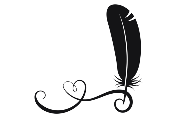 Decorative Quill Scribe Heart Swirl: A Font with Romantic Soul