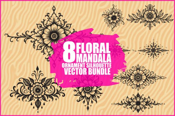 Floral Circle Decorative Art: Elevate Your Creative Projects