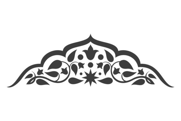 Floral Decorative Header: Mastering the Black Ornate E