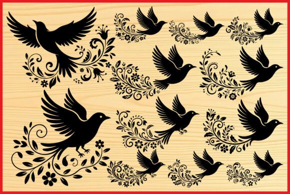 Serene Bird Silhouettes: Unlocking Nature-Inspired Design