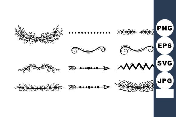 Vintage Floral and Arrow Decorative Elem: Crafting Timeless Elegance